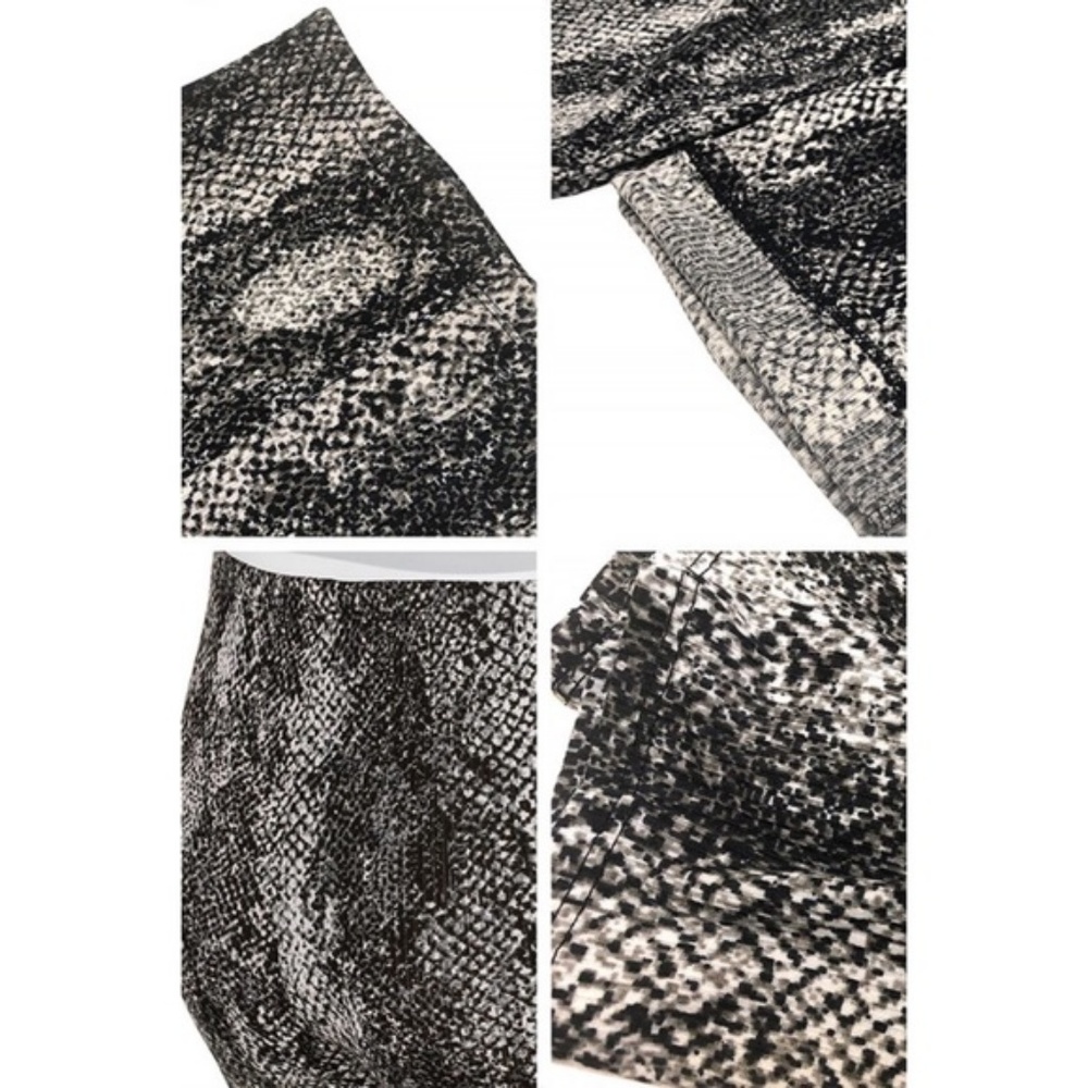 Snake Print Bike Shorts - Picture 3 of 6